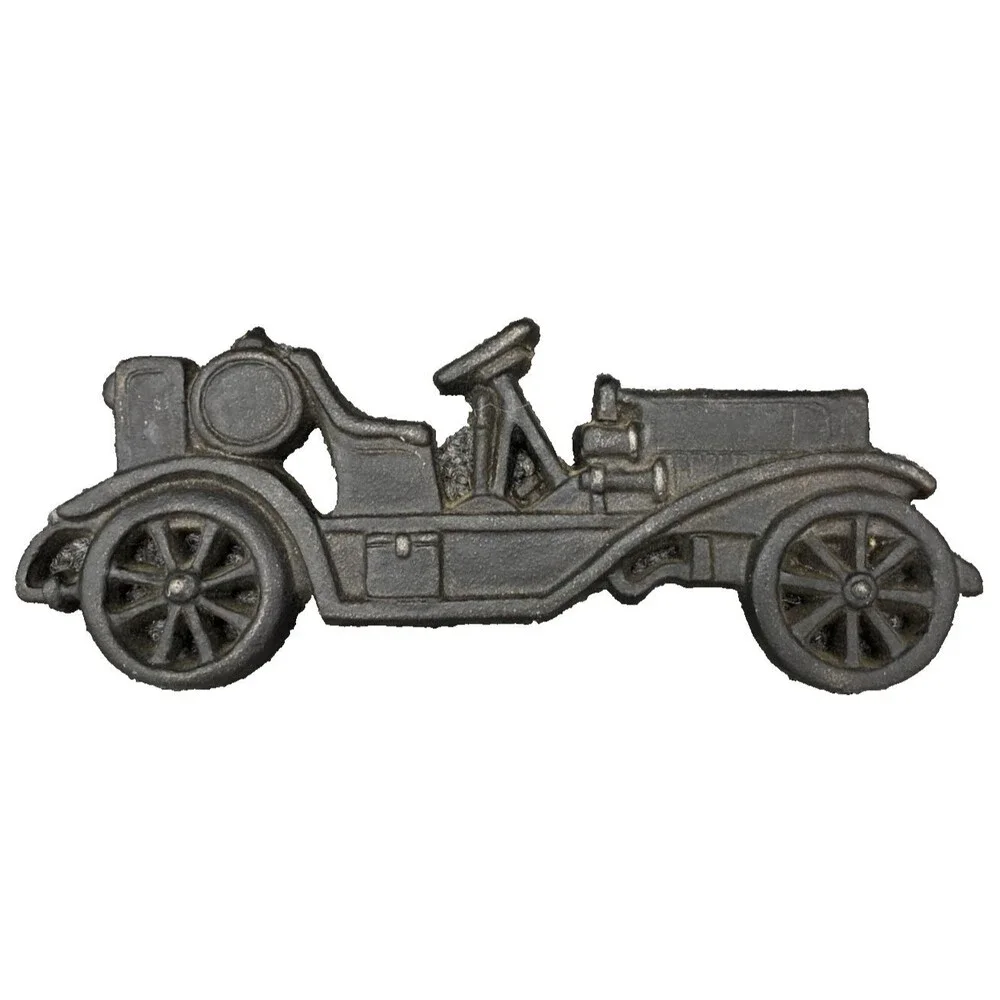 Black Cast Iron Wall Art Decor Vintage Car Automobile Metal Sculpture Lot of 4
